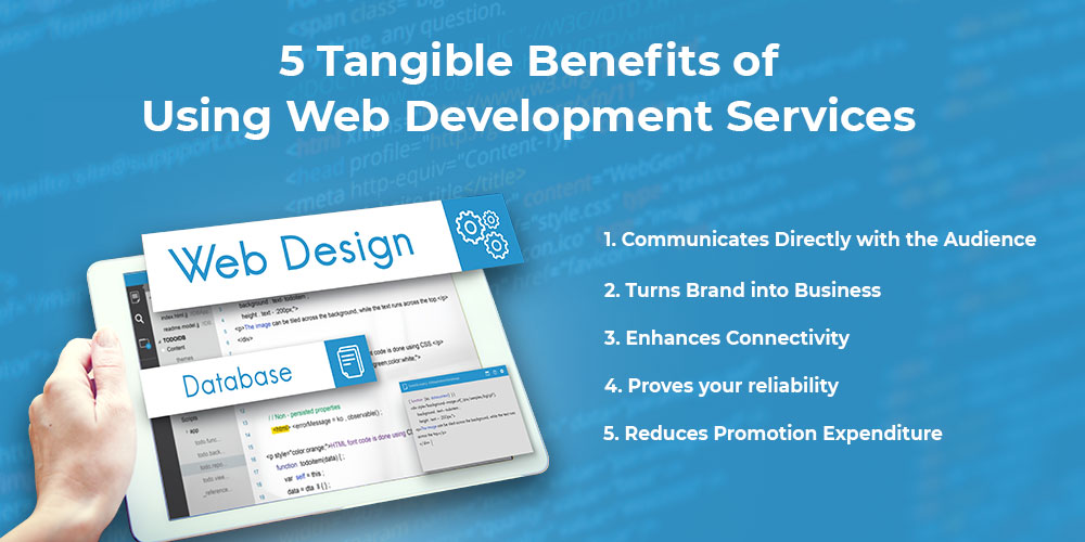 Benefits of using web development services