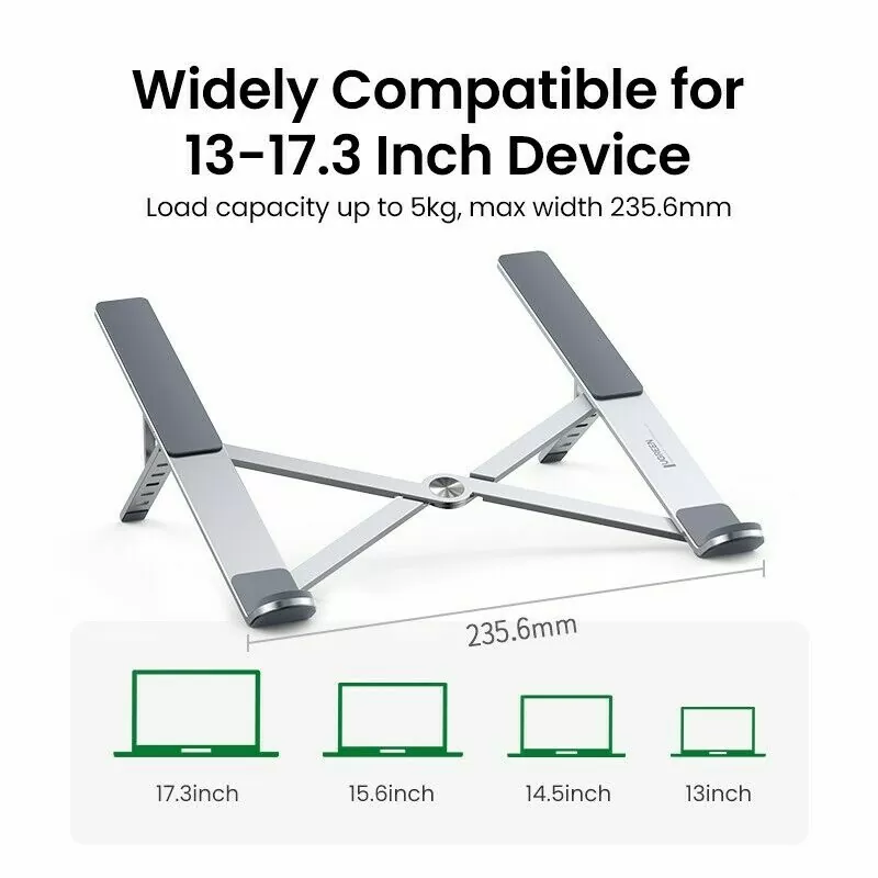 UGREEN LP451 Adjustable Aluminium Laptop Stand - Image 3